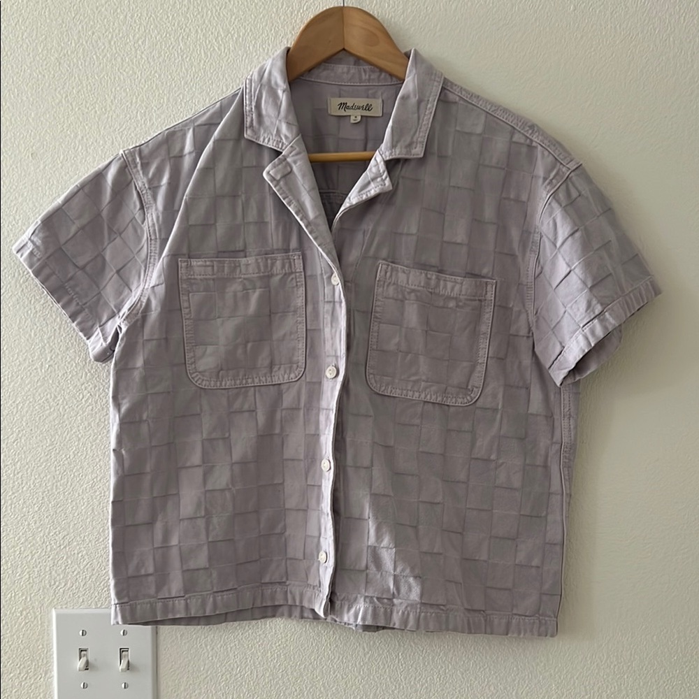 Madewell Woman’s Short Sleeve Button up shirt